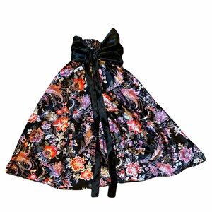 Strapless Flower Dress Stretchy Size Small